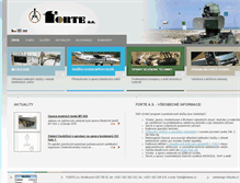 Tablet Screenshot of forteas.cz